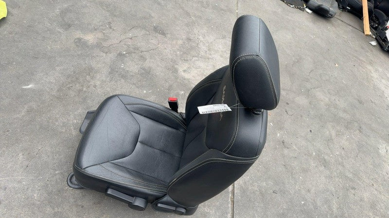 ⭕ 11-17 Jeep Wrangler Front Driver Side 1st Row Bucket Seat Black Leather Left