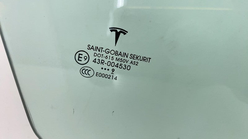 ⭕2017-2020 Tesla Model 3 Front Passenger Door Window Single Panel Glas