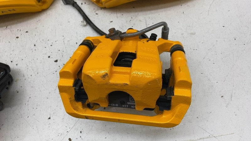 PT00000728 2022-2024 Rivian R1T R1S Adventure Set of 4 Front & Rear Brake Caliper Yellow
