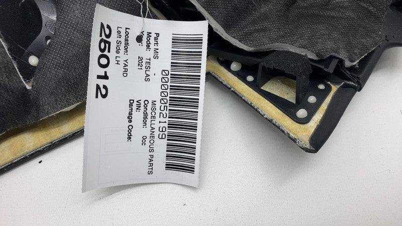 158766200C 2021-2024 Tesla Model S MS Rear Driver Side C-Pillar Lower Trim Cover Panel Left