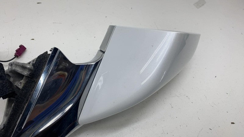 ⭕12-15 Tesla Model S Left Exterior Rear View Door Mirror White PPSW 60