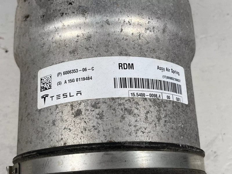 ⭕ 12-15 Model S Rear Right Suspension Air Spring Module Absorber RH 60