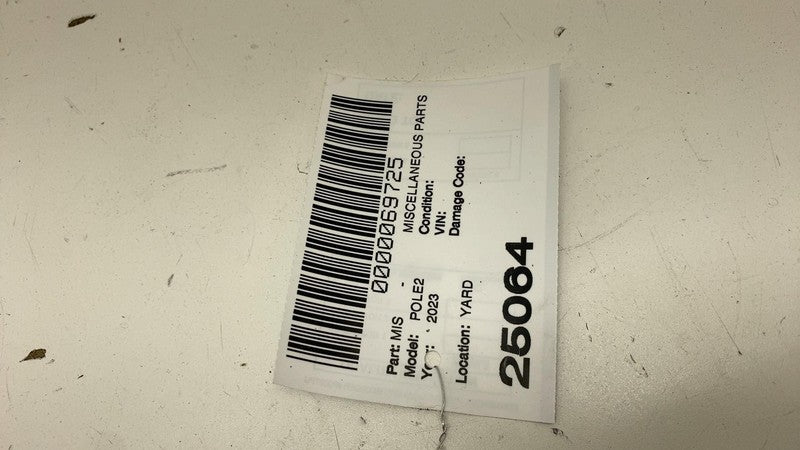 31663654 ⭕21-23 Polestar 2 Rear Bumper Skid Reinforcement Center Support Bracket 31663654