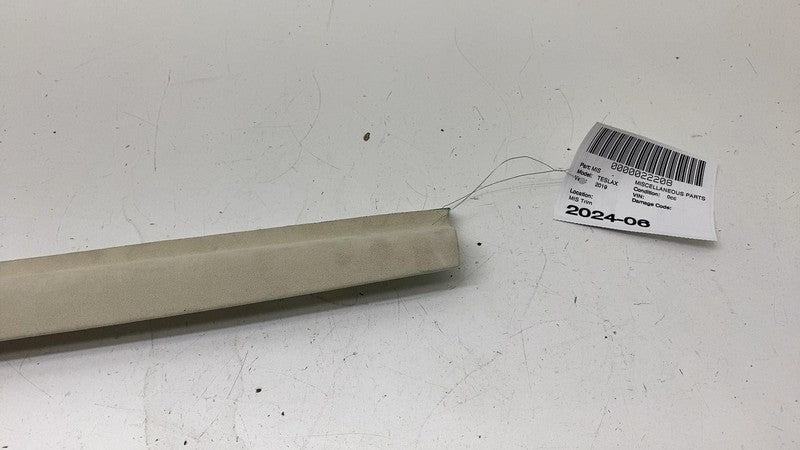 105155603B ⭕ 2016-2020 Tesla Model X Rear Right Falcon Door Trim Mid Gap Hider 1051556-03-B