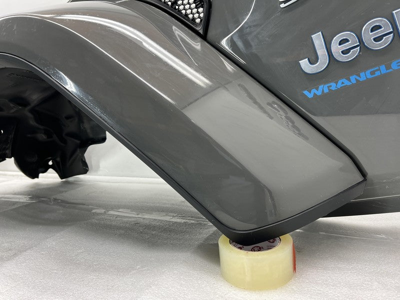 ⭕ 21-24 Jeep Wrangler 4XE Front Driver Fender Panel w/ Flare & Liner Gray Left