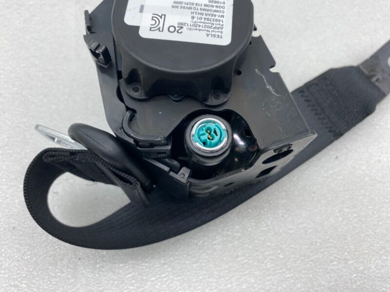 149378401B ⭕ 20-23 Model Y MY Rear Left or Right 2nd Row Seat Belt & Retractor 1493784-01-B