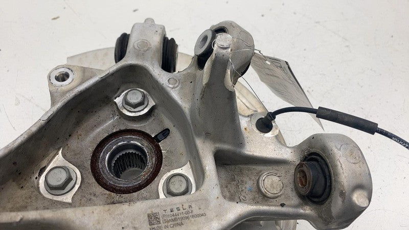 1044411-00-F ⭕ 2017-2023 Tesla Model 3 Rear Left Spindle Knuckle w/ Hub & Shield 1044411-00-F