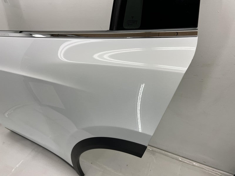 1028790-00-K ⭕ 2016-2024 Tesla Model X Rear Left Driver Falcon Door Shell Panel LH White PPSW