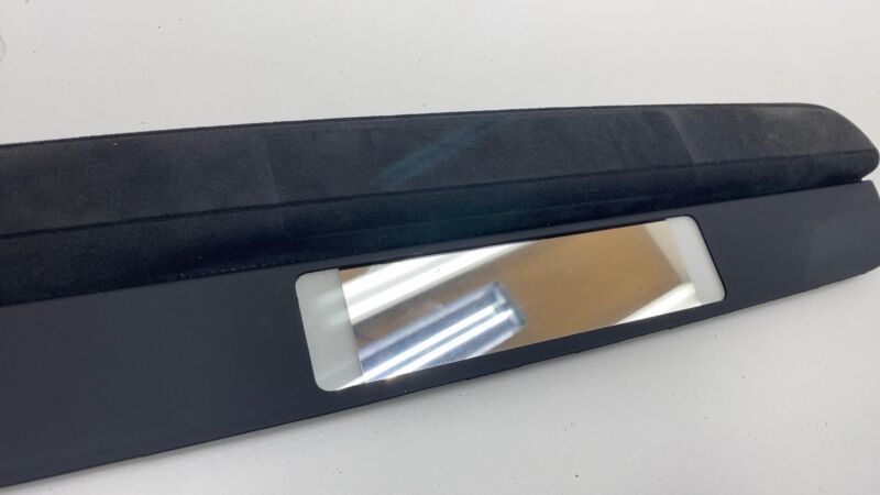 2016-2020 Tesla Model X Front Driver Side Sunvisor Mirror Alcantara Mammoth Left