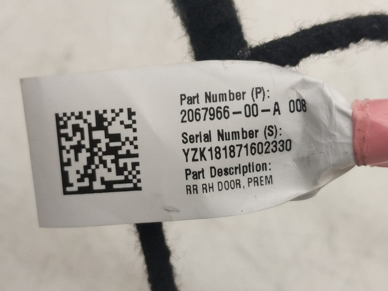 2067966 00 A ⭕ 2017-2022 Tesla Model 3 Rear Right Door Wiring Harness Cable Wire 2067966-00-A