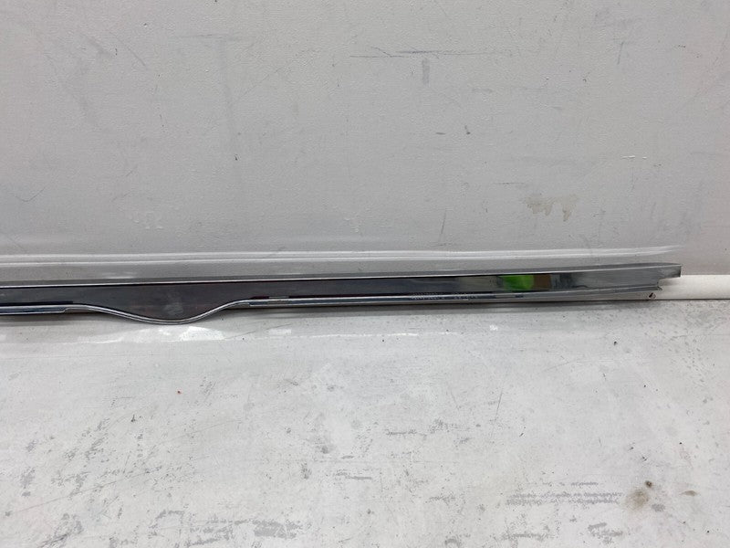 ⭕ 12-15 Tesla Model S Passenger Rocker Panel Bright Molding Sill Right (Metal)