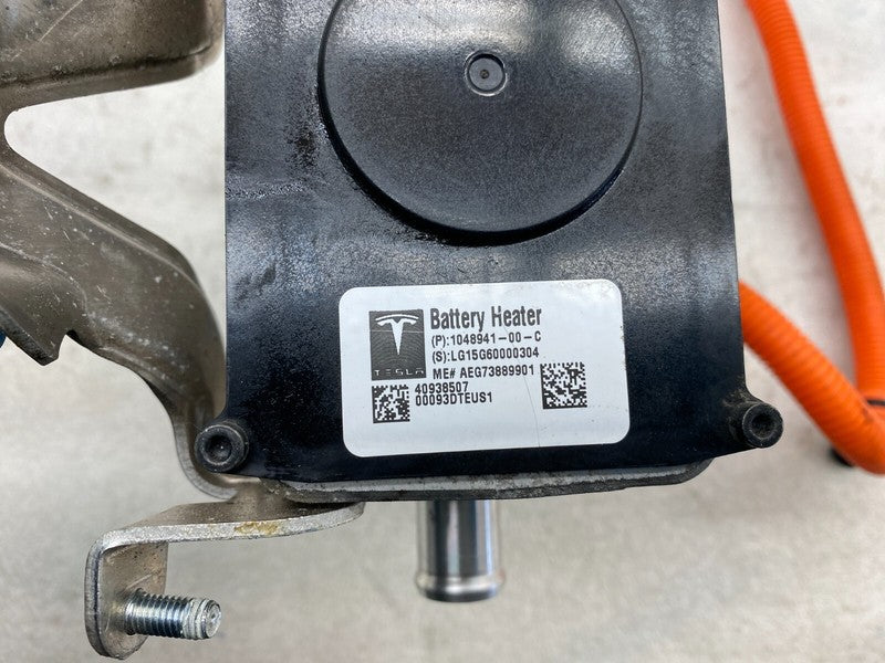 1048941 00 C ⭕ 16-20 Model X MX Front Electric Battery Heater w/ Bracket & Cable 1048941-00-C