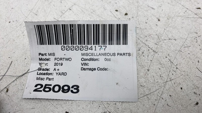 ⭕ 2019 Smart EQ Fortwo Windshield Wiper Transmission Linkage & Motor A