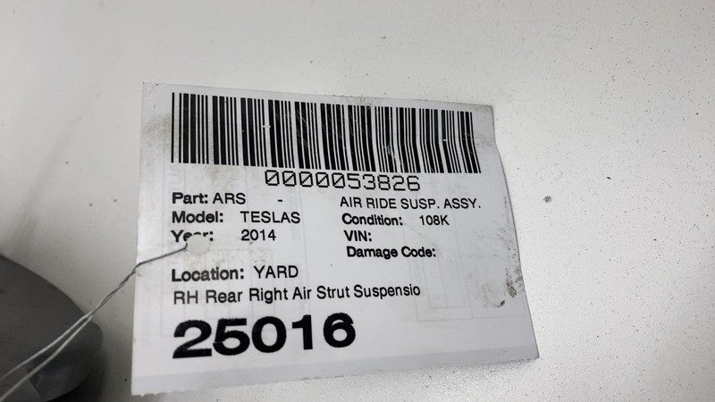 6006353 07 A 2012-2015 Tesla Model S Rear Right Air Spring Module Shock Absorber RH RWD Assy