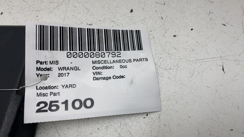 ⭕ 07-17 Jeep Wrangler Rear Tailgate Liftgate Upper Hinge Cover Trim 55