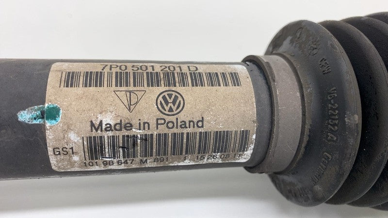 7P0 501 201 D 2011-2018 Porsche Cayenne Rear Passenger Side CV Axle Shaft Halfshaft Right AWD