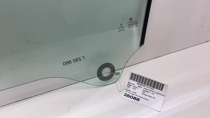 E6 43R-007951 ⭕2014-2020 BMW i3 I01 Front Passenger Side Door Window Glass Right E6 43R-007951