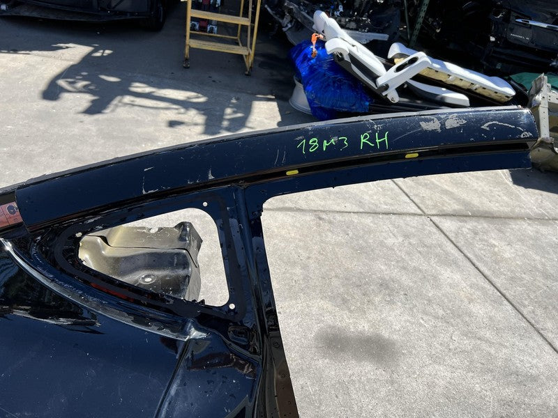⭕ 2017-2020 Tesla Model 3 Rear Right Quarter Panel Structural Cutout Black PBSB