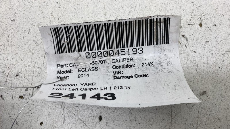 ⭕ 2008-2020 Mercedes-Benz E350 Front Driver Side Caliper w/ Brake Hose Line Left