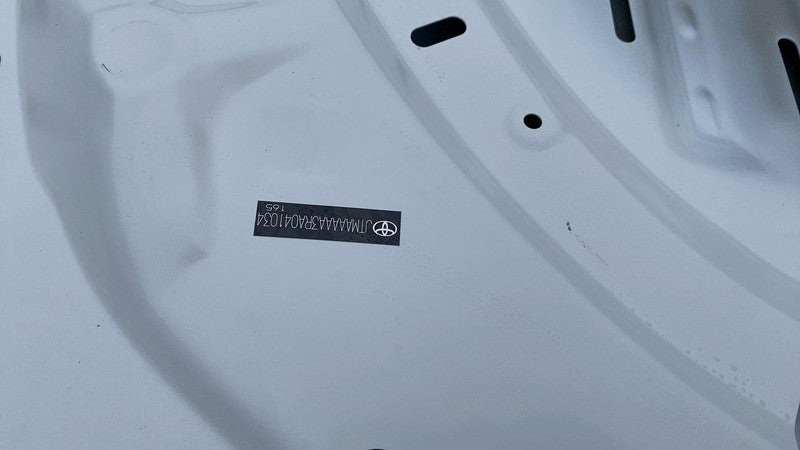 2023 2024 2025 Toyota bZ4X Hood Panel Bonnet Shell Assembly OEM White Aluminum
