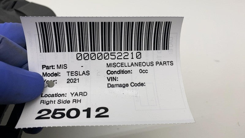 156576501C 2021-2024 Tesla Model S MS Passenger Side Upper B-Pillar Cover Trim Panel Right