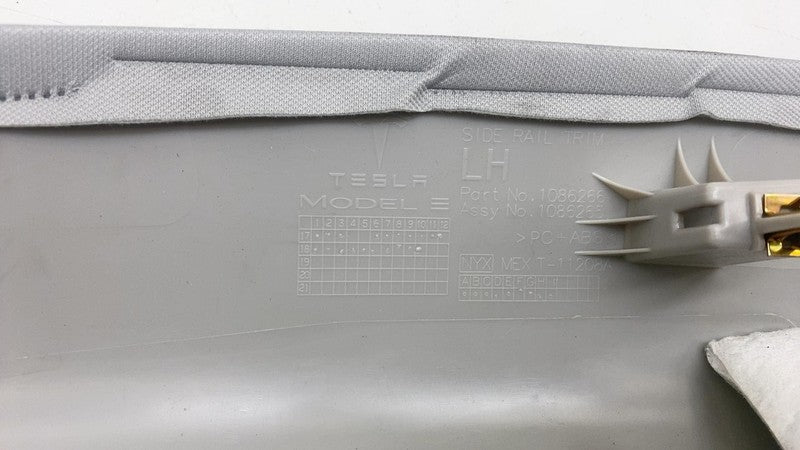 1086265-71-I ⭕ 2017-2020 Tesla Model 3 Rear Headliner Siderail Pillar Trim Left 1086265-71-I