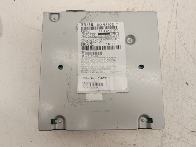 1004787 00 D ⭕12-20 Model S X Satellite Radio Infotainment Receiver Tuner Module 1004787-00-D