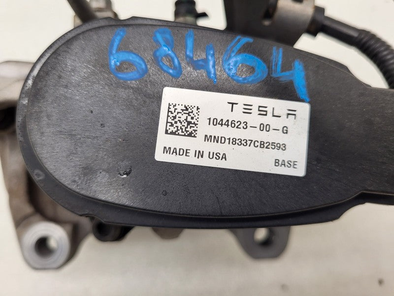 104462300G ⭕ 2017-2025 Tesla Model 3 Rear Left Caliper w/ Brake Line Hose BASE 1044623-00-G