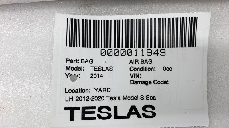 ⭕ 2012-2017 Tesla Model S MS Front Driver Side Seat Airbag Left OEM 10