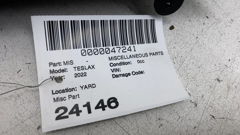 162866800A 21-23 Tesla Model X Rear Trunk Wing Soft Trim Carpet Pocket Bracket 1628668-00-A