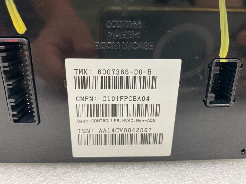 600736600B ⭕ 12-20 Model S A/C Heater Climate Control HVAC Controller Module 6007366-00-B
