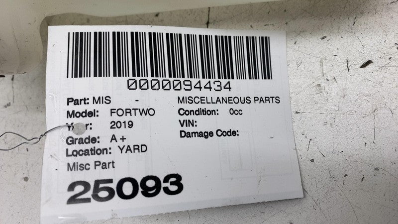 ⭕ 2019 Smart EQ Fortwo Windshield Washer Fluid Bottle Tank Reservoir A