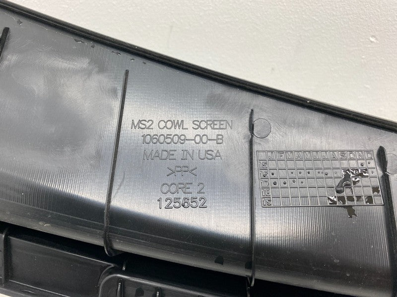 1060509 00 B ⭕ 16-20 Tesla Model S Driver Side Underhood Trim Cowl Screen Left 1060509-00-B