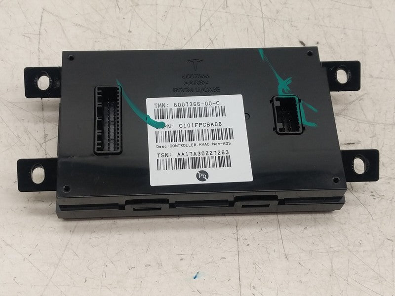 6007366-00-C ⭕ 12-20 Model S X A/C Heater Climate Control HVAC Controller Module 6007366-00-C