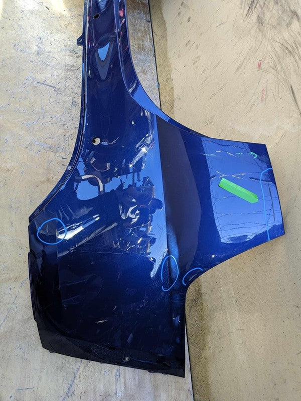 ⭕ 2020-2022 Tesla Model Y MY Rear Bumper Fascia Cover Assembly Solid Blue - PPSB