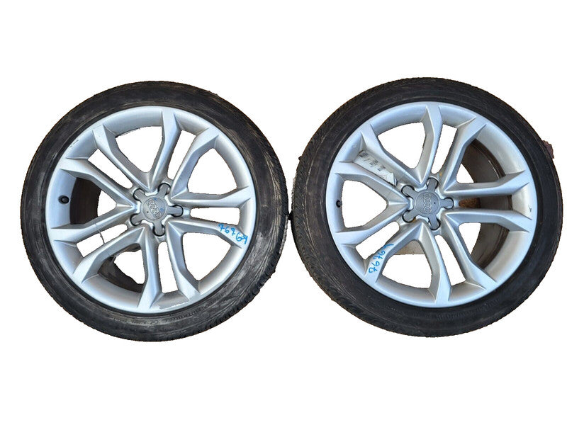 4G0601025BS ⭕ 16-19 Audi A6 S6 PAIR Wheel Rim 19" inch 19x8.5 + Continental Tire 255/40R19