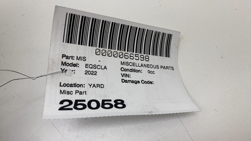 ⭕ 2022 Mercedes Benz EQS450+ Front Panel End Stiffener Upper Center A2