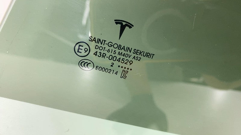 43R-004529 ⭕ 2017-2023 Tesla Model 3 Rear Driver Side Door Window Glass Left LH Single Pane