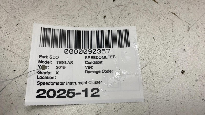 ⭕ 18-20 Tesla Model X Speedometer Instrument Cluster Screen Display 14