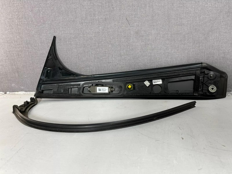109231198F ⭕ 16-20 Model X Driver Side B-Pillar Glass Applique & Camera Left 1092311-98-F