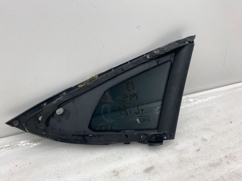 E6 43R-008010 2012-2015 Tesla Model S MS Rear Driver Side Quarter Fixed Glass Left LH Assembly