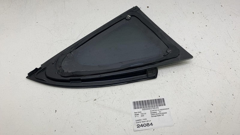 1080703-00 ⭕ 2017-2020 Tesla Model 3 Rear Side Quarter Fixed Window Glass Left OEM 1080703