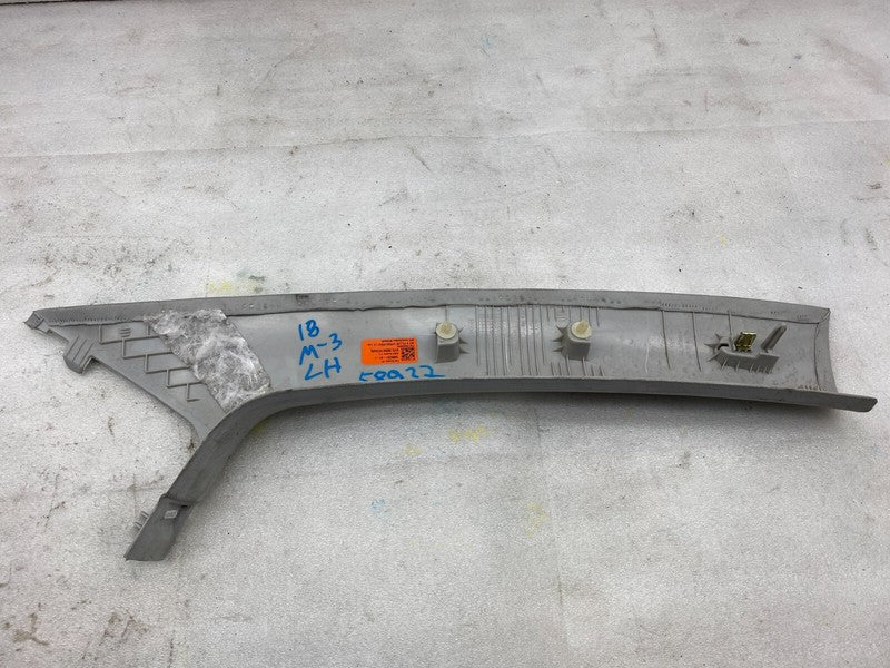 1086237 91 I ⭕2017-2023 Model 3 Front Driver Side A-Pillar Upper Trim Panel Left 1086237-91-I