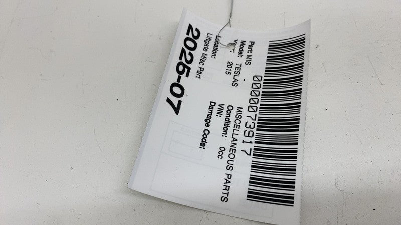 102577600A ⭕ 12-20 Tesla Model S Rear Liftgate Trunk Lid Chrome Trim Molding 1025776-00-A