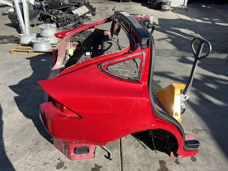 ⭕ 2016-2020 Tesla Model X Rear Quarter Panel Structural Frame Cutout Red - PPMR
