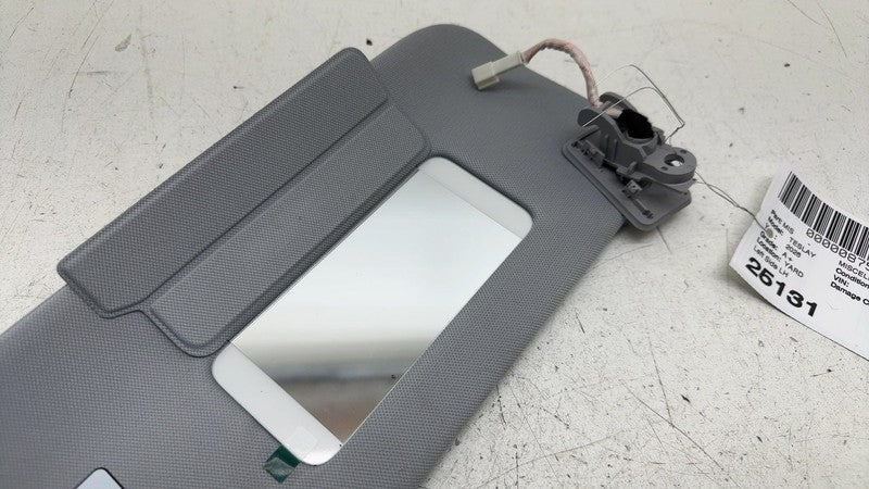 ⭕ 25-26 Tesla Model Y Front Driver Side Windshield Sunvisor Gray Sun V