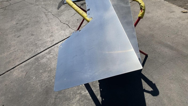 ⭕ 24-25 Cybertruck Rear Driver Side Quarter Fender Sail Panel Cover Left Silver