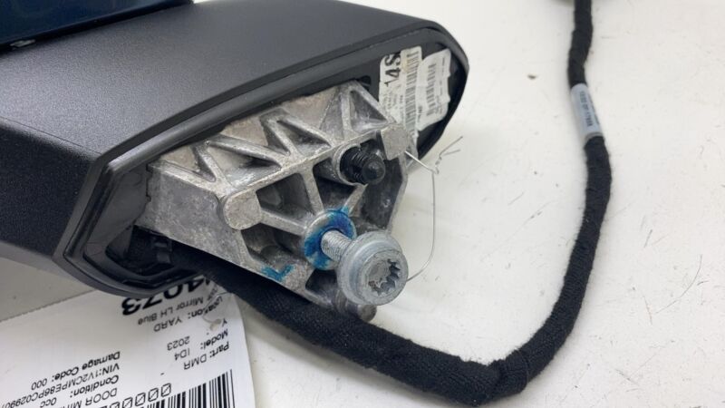Does not apply 2021-2023 Volkswagen ID.4 Front Driver Exterior Rear View Door Mirror Left Blue