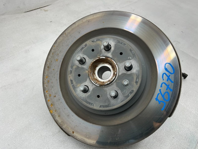 1044416 00 F 2017-2022 Tesla Model 3 Rear Right Spindle Knuckle Disc Rotor Wheel Hub Shield
