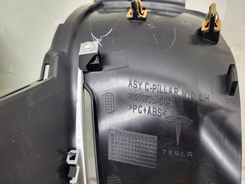 1024730 00 C ⭕ 16-20 Model S Rear Left & Right C-Pillar Middle Trim 1024730-00-C/1024732-00-C